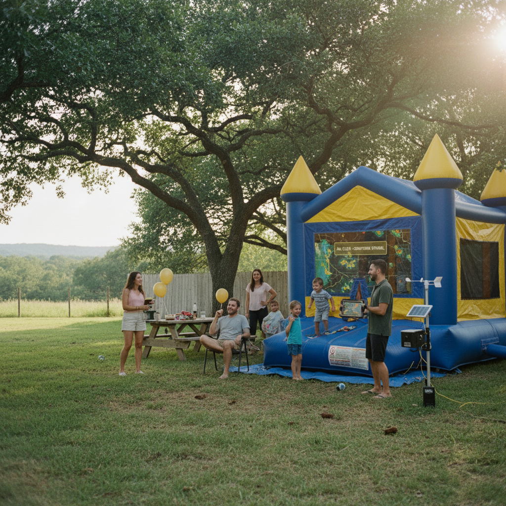 AI-Powered Weather Safety Protocols for Central Texas Inflatable Events: Jumpin Joy Party Rentals
